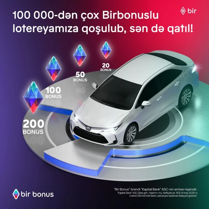 Tələsin və indi qoşulun- Yüzlərlə bonus