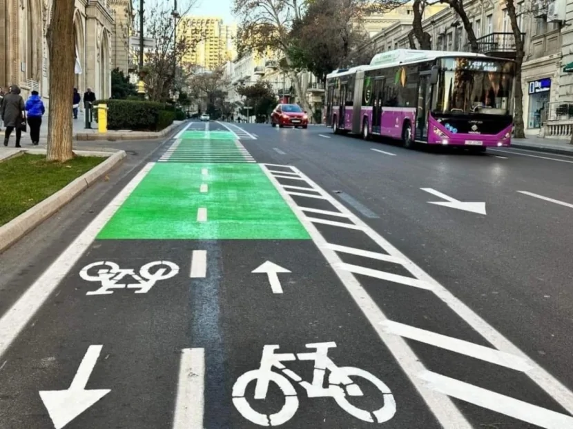 Bakıda daha bir mikromobillik zolağı təşkil edilir