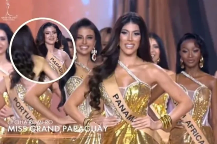 Miss Grand International 2025-də viral an: Miss Panama səhnədə ölkələri səhv saldı