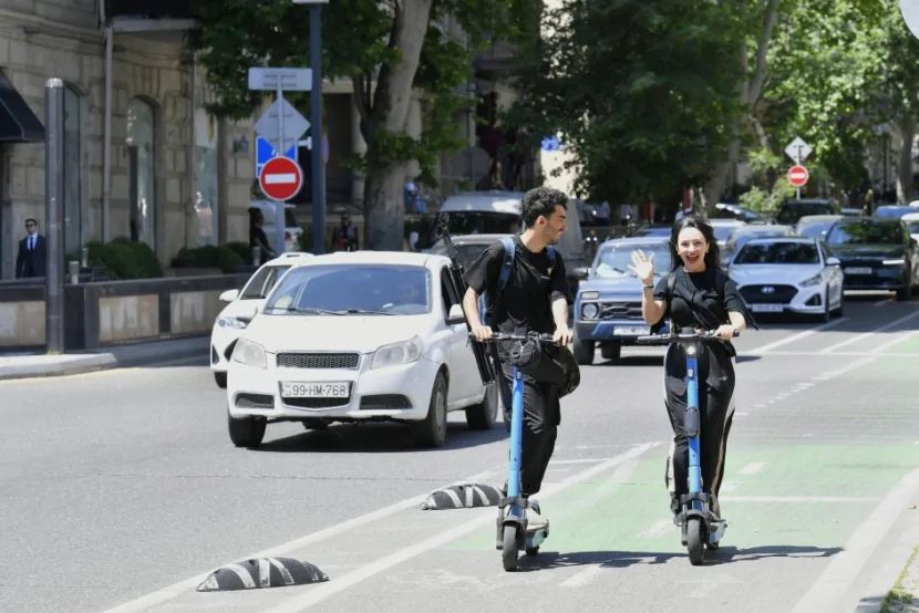 Yol polisindən skuter istifadəçilərinə müraciət