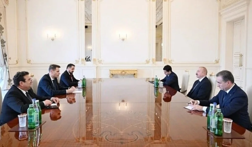 İlham Əliyev Rumıniya Senatının sədrini QƏBUL ETDİ