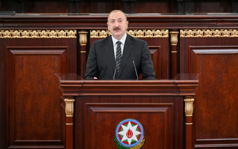 Prezident AMEA-da çıxış etdi