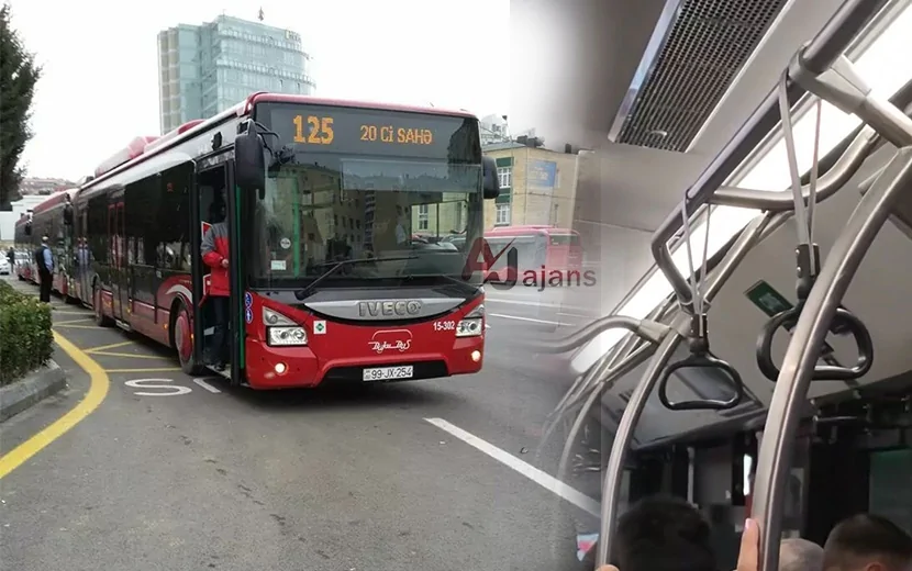 125 saylı avtobusa SU DAMIB