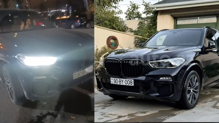 Ağ Şəhərdə “BMW” sürücüsü motosikletçini vurdu: “Zor edirəm, çək” - VİDEO
