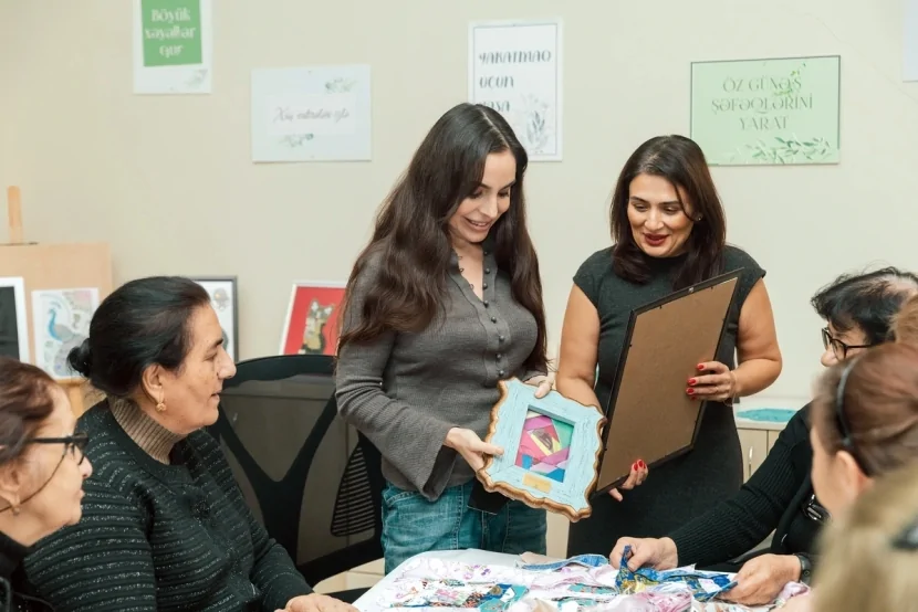 Leyla Əliyeva Mingəçevirdəki \"Yaşa\" mərkəzindən paylaşım edib 