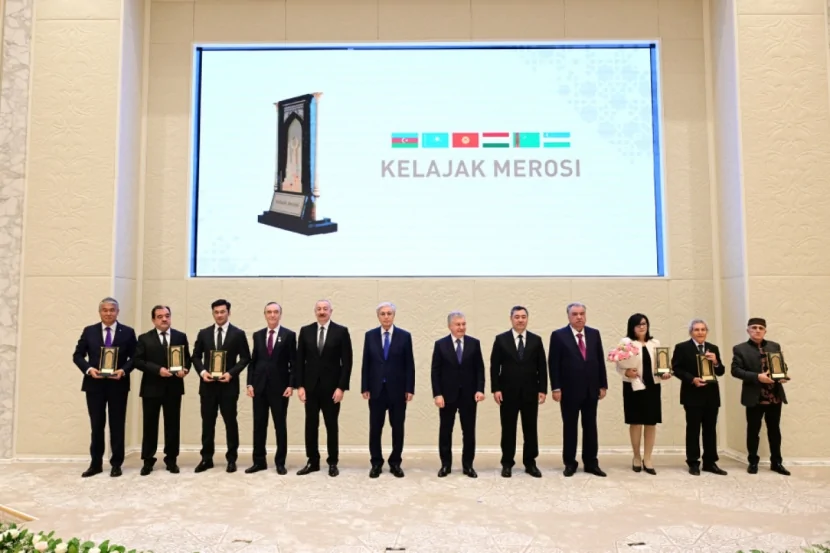 Prezident İlham Əliyev \"Gələcəyin İrsi\" Beynəlxalq Mükafatının təqdimat mərasimində iştirak edib