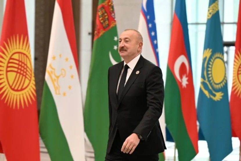 İlham Əliyev Daşkənddə Konqres Mərkəzində