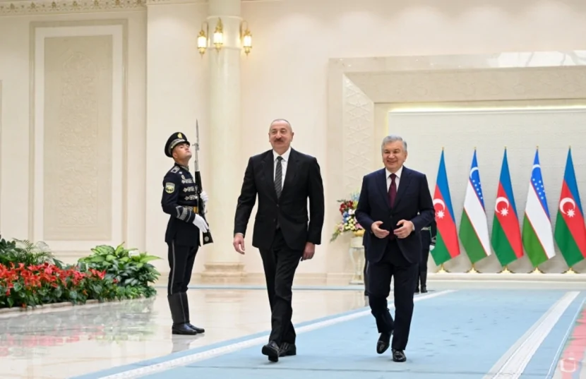 Prezident İlham Əliyev Özbəkistan səfərindən paylaşım edib