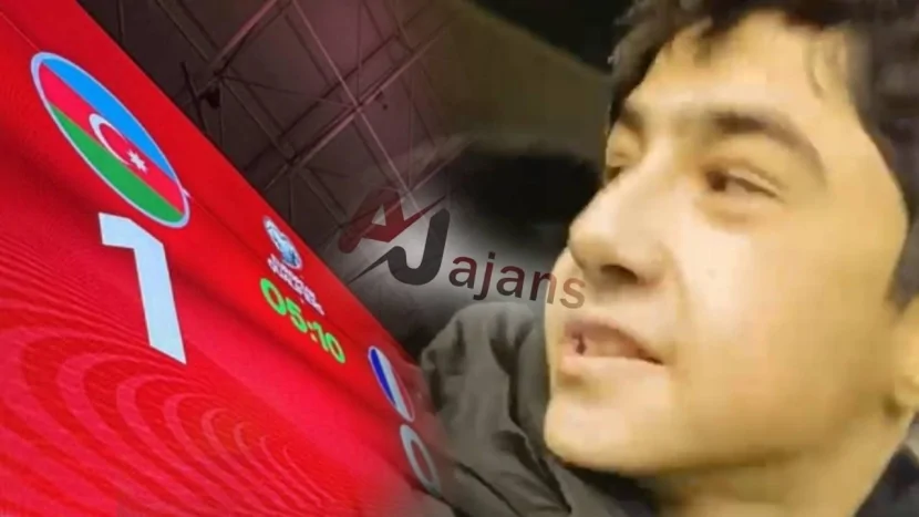 Əlində telefonla stadiona QAÇDI - Millinin oyununda MARAQLI  ANLAR