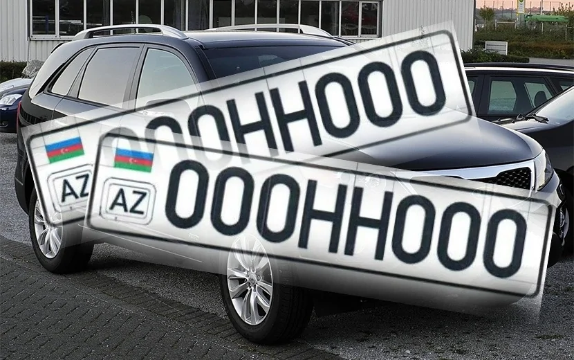 Azərbaycanda yeni ilk 3 RƏQƏMLİ  AVTOMOBİL NÖMRƏLƏRİ