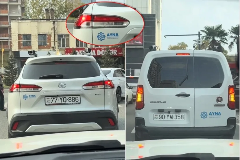 AYNA-nın xüsusi avtomobilləri sürücüləri CƏRİMƏLƏYİR