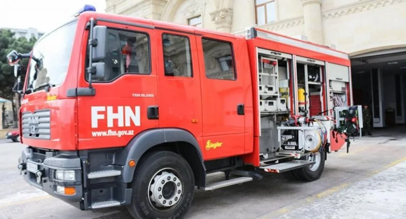 Bakıda ofis binasında partlayış oldu