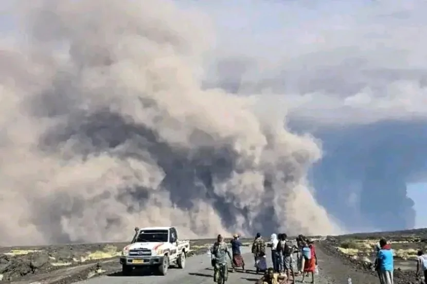 Efiopiya vulkanı 12 min ildən sonra püskürüb 
