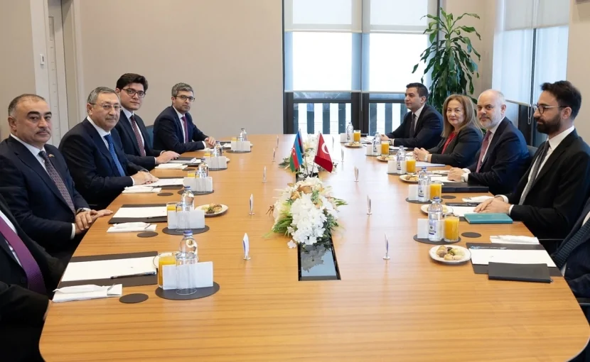 Xələf Xələfov Ərdoğanın baş müşaviri ilə görüşüb