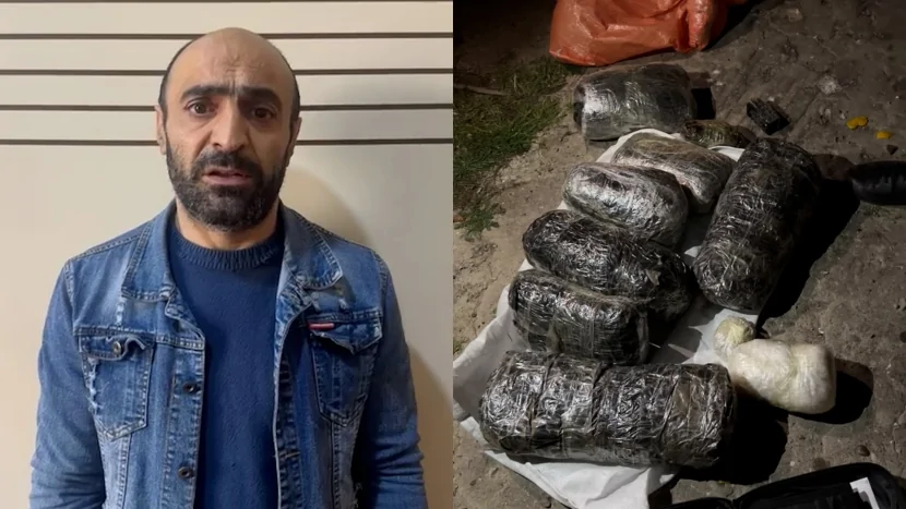 Keçmiş məhkum 10 kq narkotiklə tutuldu