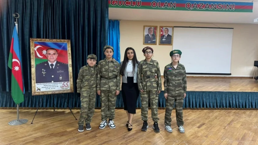 Bakı məktəbində Şəhid Polkovnikin ANIM GÜNÜ KEÇİRİLDİ