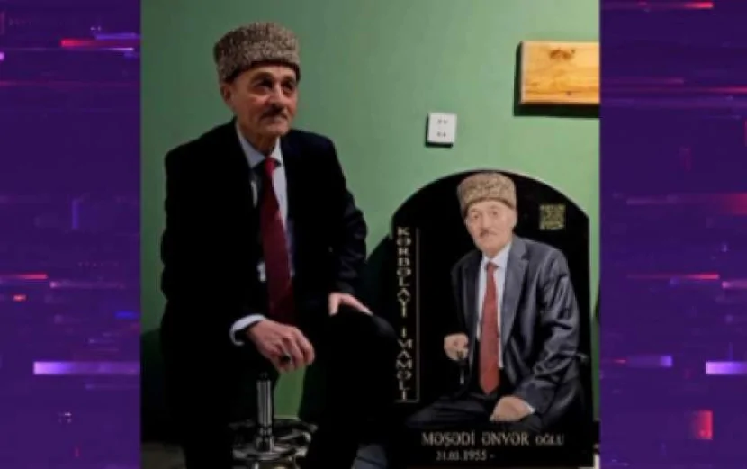 71 yaşlı kişi özünə “QR kod”lu başdaşı düzəltdirdi - VİDEO