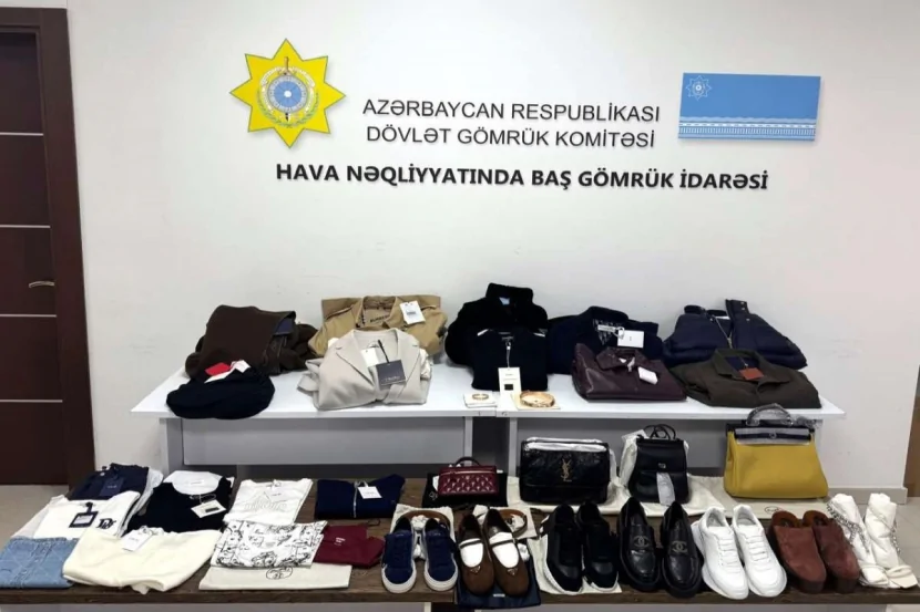 Qanunsuz gətirilən brend mallar gömrükdə müsadirə edildi