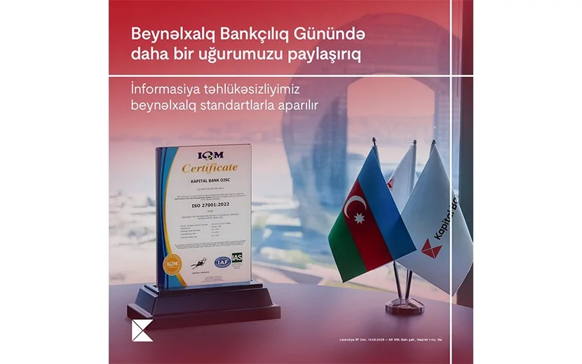Kapital Bank-dan Beynəlxalq Bankçılıq Günündə daha bir uğur