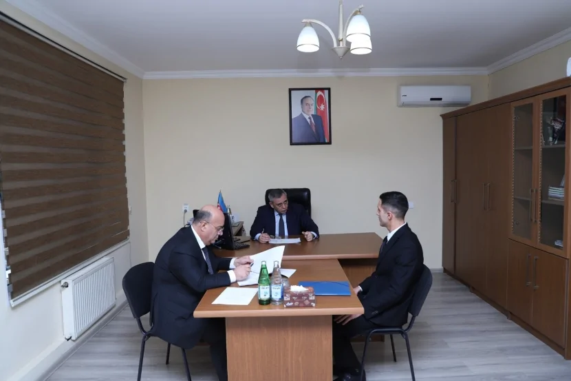 General mayor Xaçmazda qəbul KEÇİRTDİ