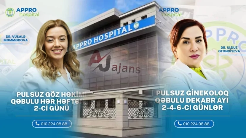 PULSUZ Göz və Ginekoloq müayinəsi- TƏLƏSİN