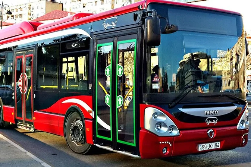 Bu avtobusların hərəkət sxemi müvəqqəti dəyişdirilir