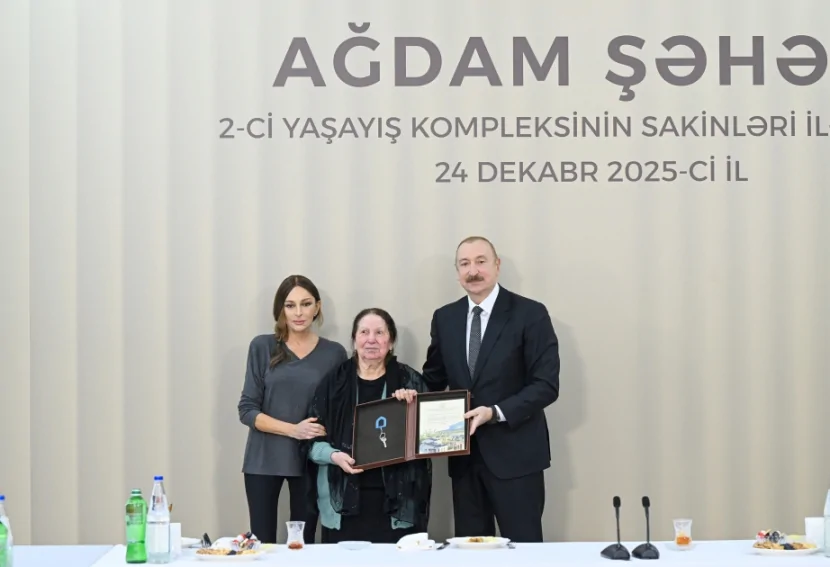 Ağdamda 2-ci yaşayış kompleksinin açılışı oldu