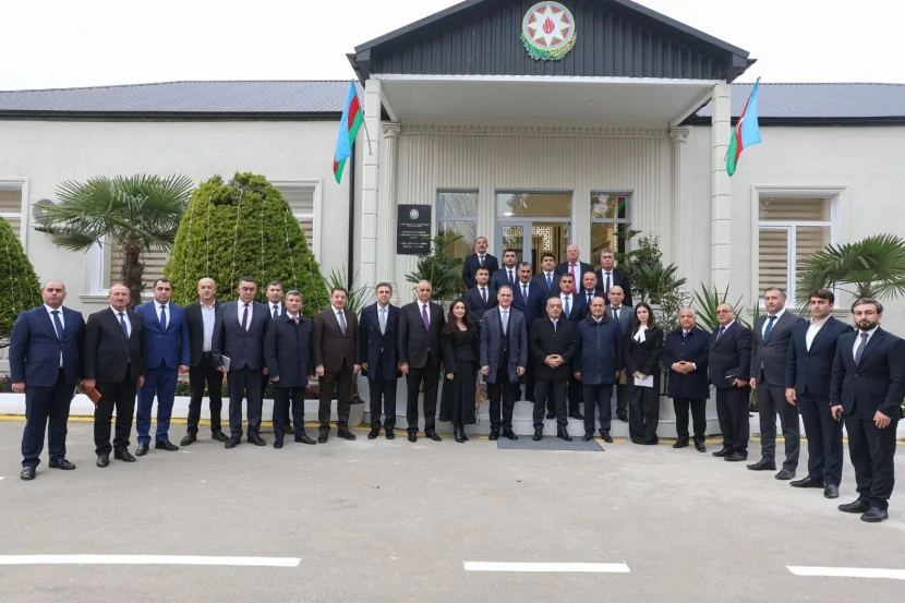 5 saylı Lənkəran-Astara regional bölməsinin yeni binası ilə tanış olublar