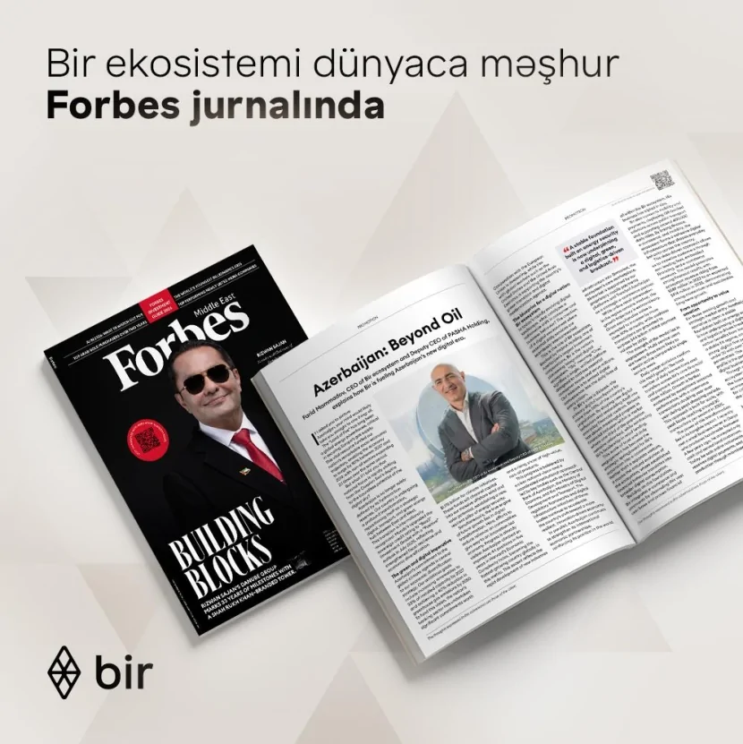 Fərid Məmmədov “Forbes”da Azərbaycanın yeni rəqəmsal erasından bəhs etdi
