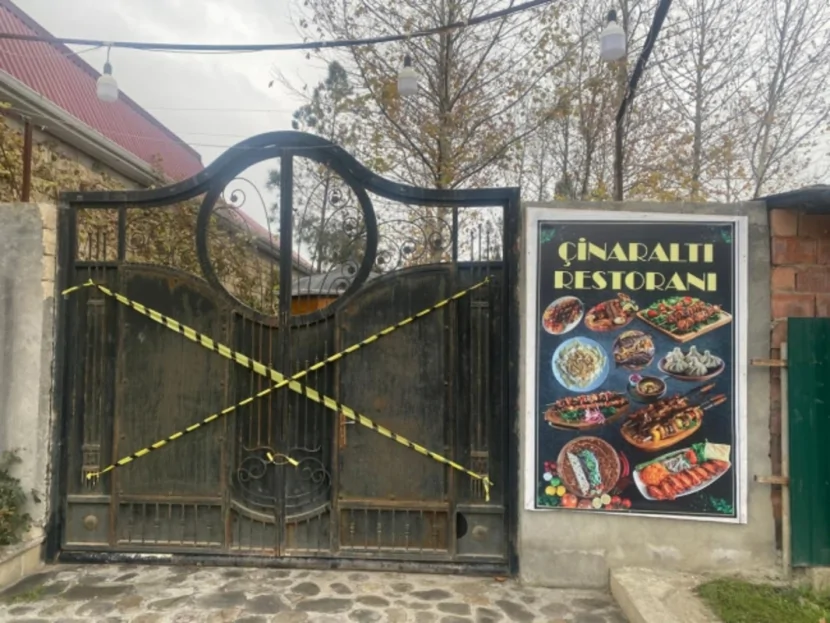 \"Çinaraltı\" restoranında nöqsanlar aşkarlanıb