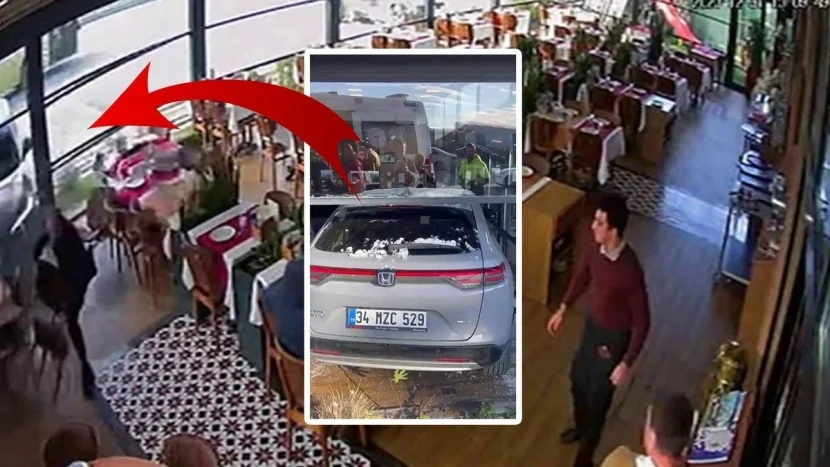 Məşhur sənətçi avtomobili ilə restorana ÇIRPILDI