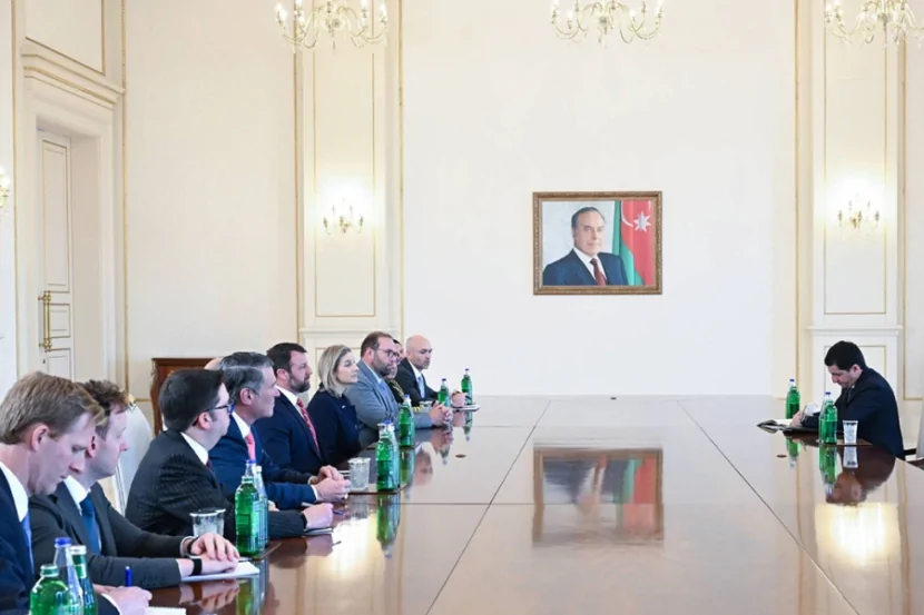 İlham Əliyev ABŞ nümayəndə heyətini  QƏBUL ETDİ