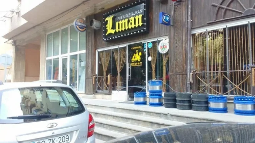 \"Liman Pub” restoranının qarşısında Kütləvi DAVA- VİDEO