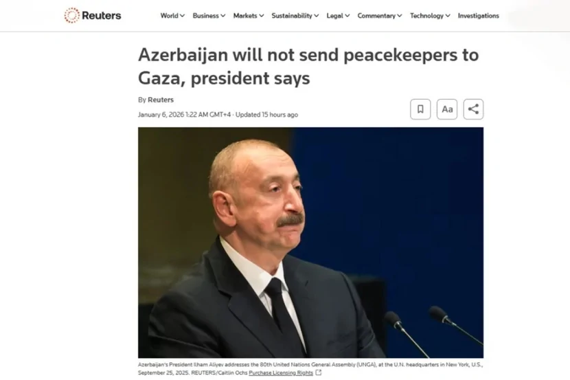 Prezidentin müsahibəsi dünya mediasının diqqət mərkəzindədir