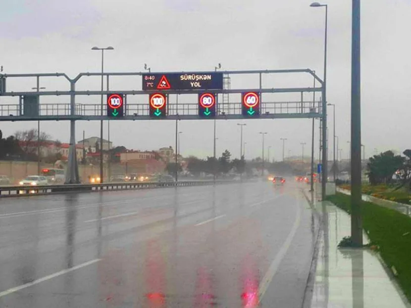 Sürət həddi endirildi- XƏBƏRDARLIQ