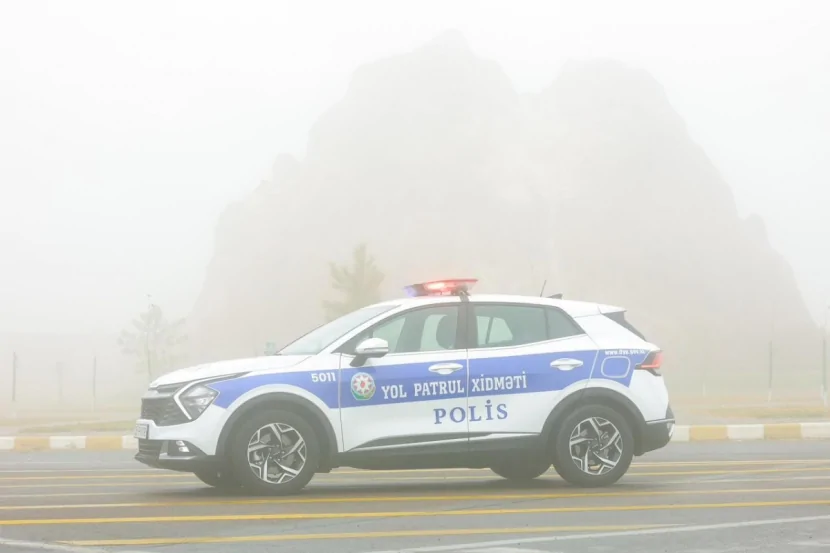 Yol polisi dumanlı hava ilə bağlı ÇAĞIRIŞ EDİB