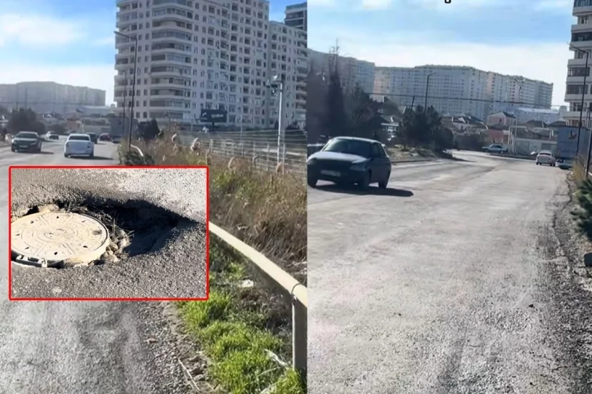 Xırdalanda kanalizasiya lükü QƏZAYA SƏBƏB OLUB