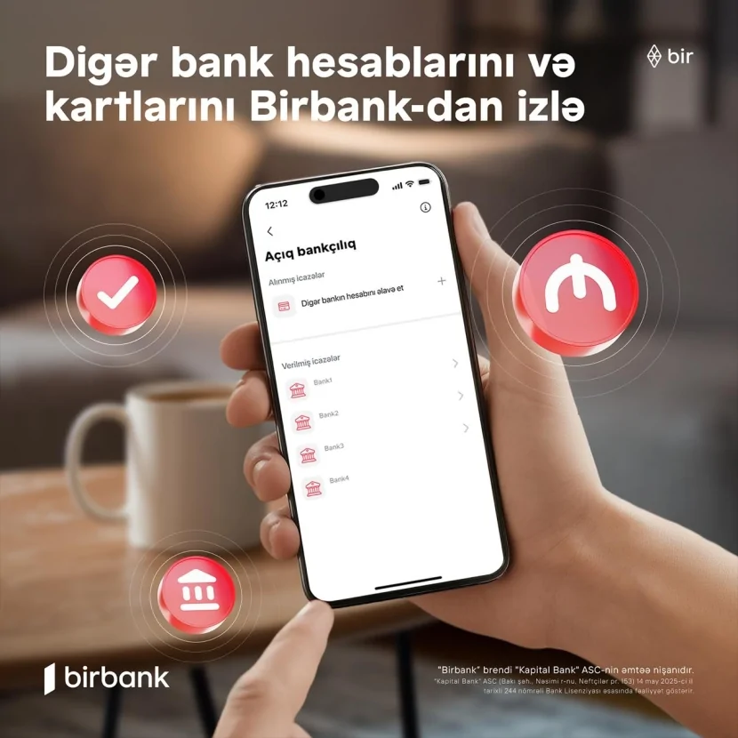 Rəqəmsal bankçılıqda yeni dövr: bütün bank əməliyyatlarınızı Birbank-da izləyin