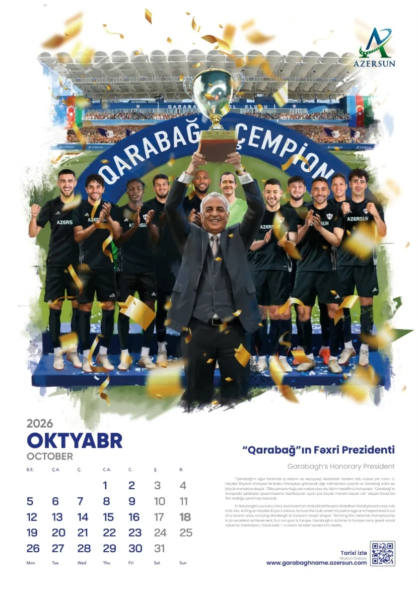 “Azərsun Holdinq”dən “Qarabağnamə” – 2026-cı ilin xüsusi təqvim dəsti