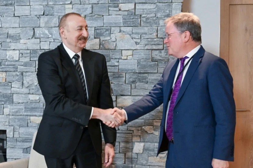 Prezident Rassel Hardi ilə GÖRÜŞDÜ