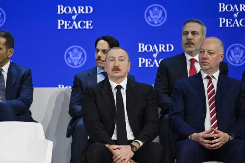 Prezident Davos Forumundan görüntülər paylaşdı