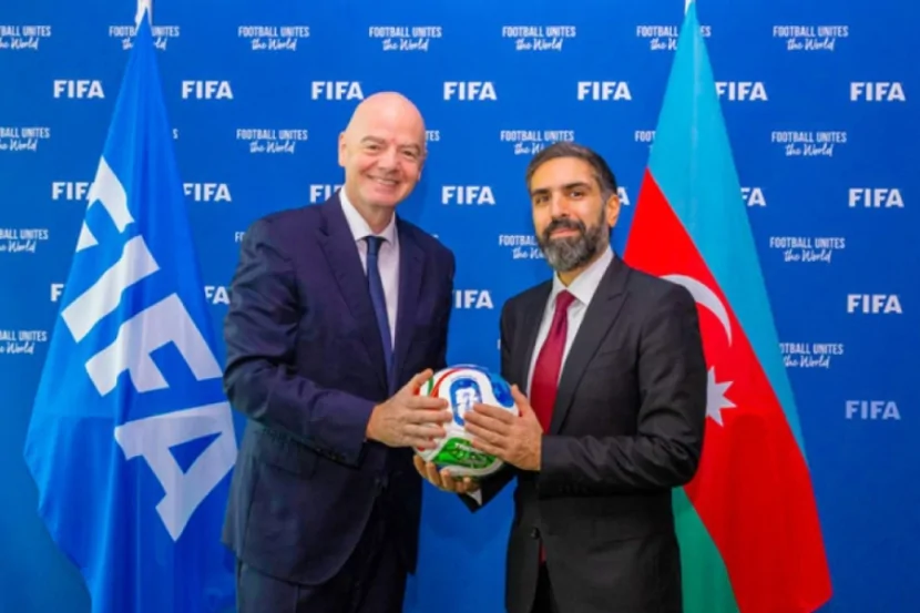 Rövşən Nəcəf FIFA prezidenti ilə GÖRÜŞDÜ