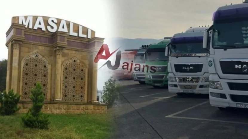 Masallıda kənd təsərrüfatı torpaqlarında TIR PARKI TİKİLİR