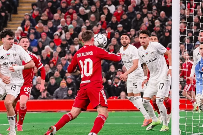“Liverpul” – “Qarabağ” matçında ilk hissə YEKUNLAŞDI