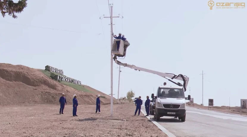 “Azərişıq” ASC Cəbrayıl və Xankəndinin elektrik şəbəkəsini YENİLƏYİR