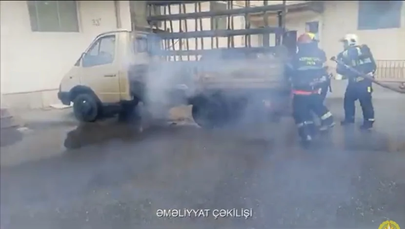 Sumqayıtda yanğın- ANBAAN GÖRÜNTÜLƏR