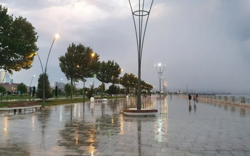 Azərbaycanda yağıntılı və küləkli hava davam edir - FAKTİKİ HAVA