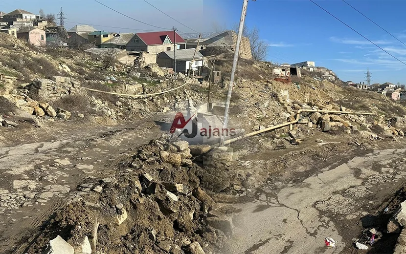 Zığ qəsəbəsində qəbiristanlıqda ACINACAQLI VƏZİYYƏT