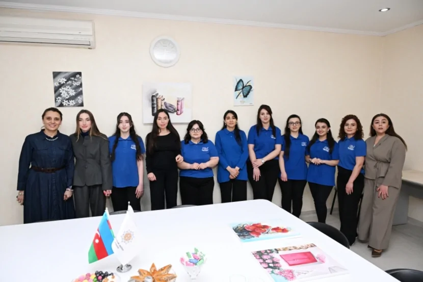 Leyla Əliyeva və Alyona Əliyeva Gəncə Autizm Mərkəzi ilə tanış olublar