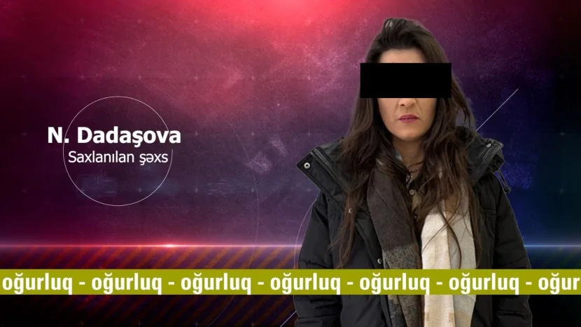Zərgərlik mağazalarından oğurluq edən şəxs SAXLANILIB